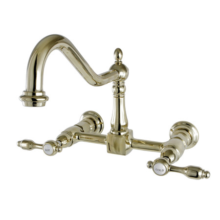 TUDOR KS1242TAL 8-Inch Centerset Wall Mount Kitchen Faucet KS1242TAL